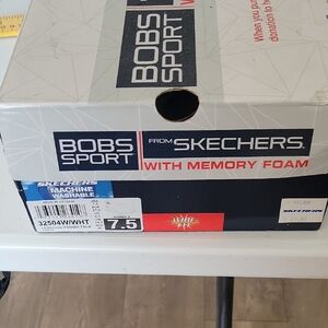 Skechers BOBS Sport White Athletic Shoes